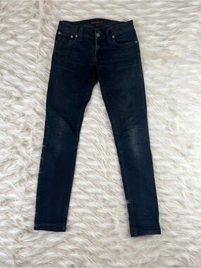 Nudie Tight Long John Jeans Men's 27x30 Black
